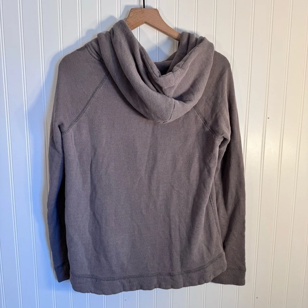 Abercrombie & Fitch Taupe Brown 100% Cotton Hooded Sweatshirt Women’s Size M